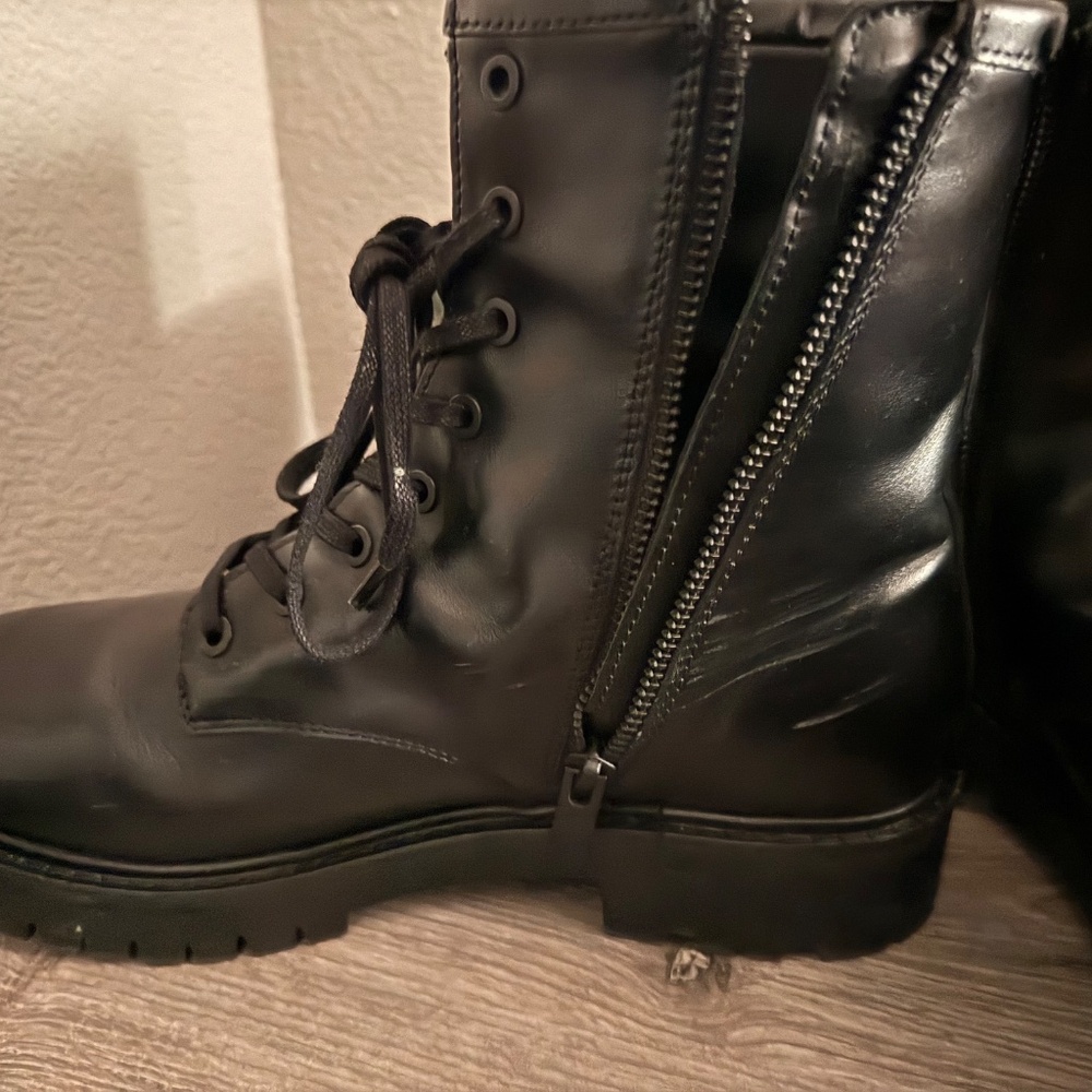 Thursday Boot Company Black Combat Boots 9.5M - Picture 2 of 9